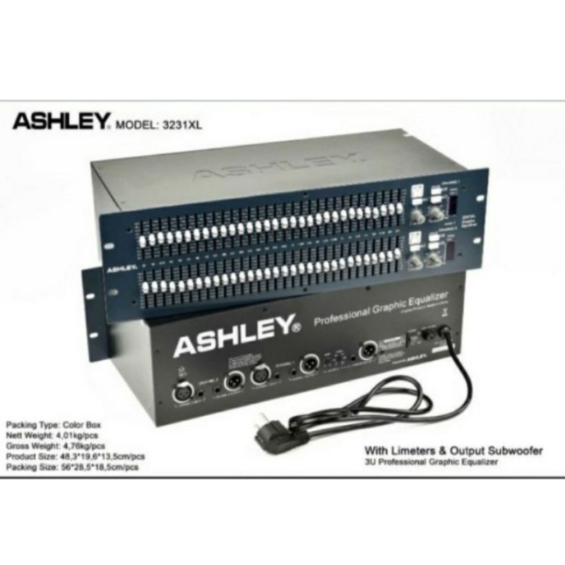 Jual Equalizer Ashley 2310xl2310xl Equalizer Ashley Garansi Resmi