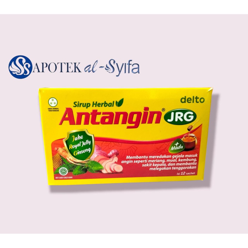 Jual Antangin Jrg Sirup Herbal Sachet Box Isi Sachet Shopee