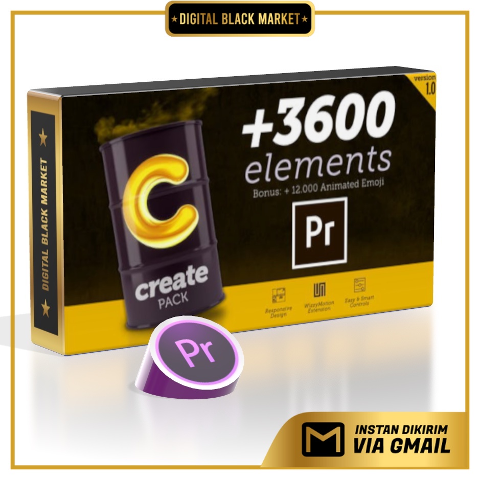 Jual Motion Bro Create Pack V1 Premiere Pro (Extension) Shopee