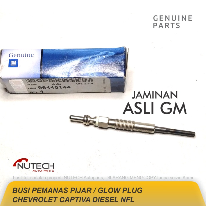 Jual BUSI PEMANAS PIJAR GLOW PLUG CHEVROLET CAPTIVA DIESEL NFL ORI GM