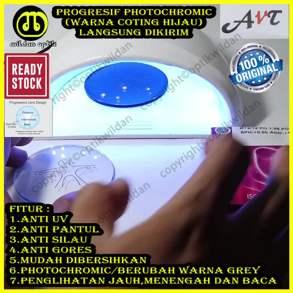 Jual PROGRESIF PHOTOCHROMIC READY STOCK MERK AVT | Shopee Indonesia