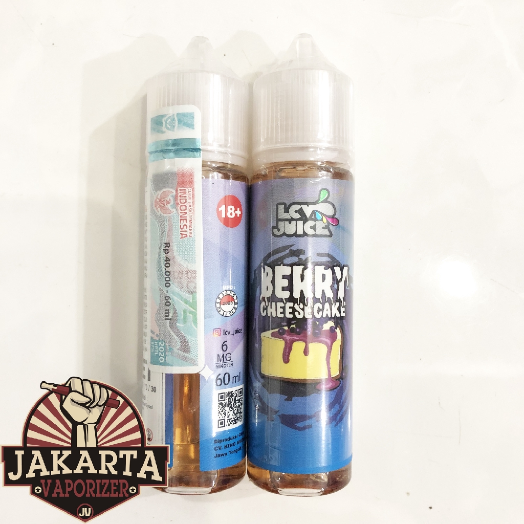 Jual LCV BERRY CHEESECAKE 60ML 3MG 6MG by King Brewery E Liquid LCV ...