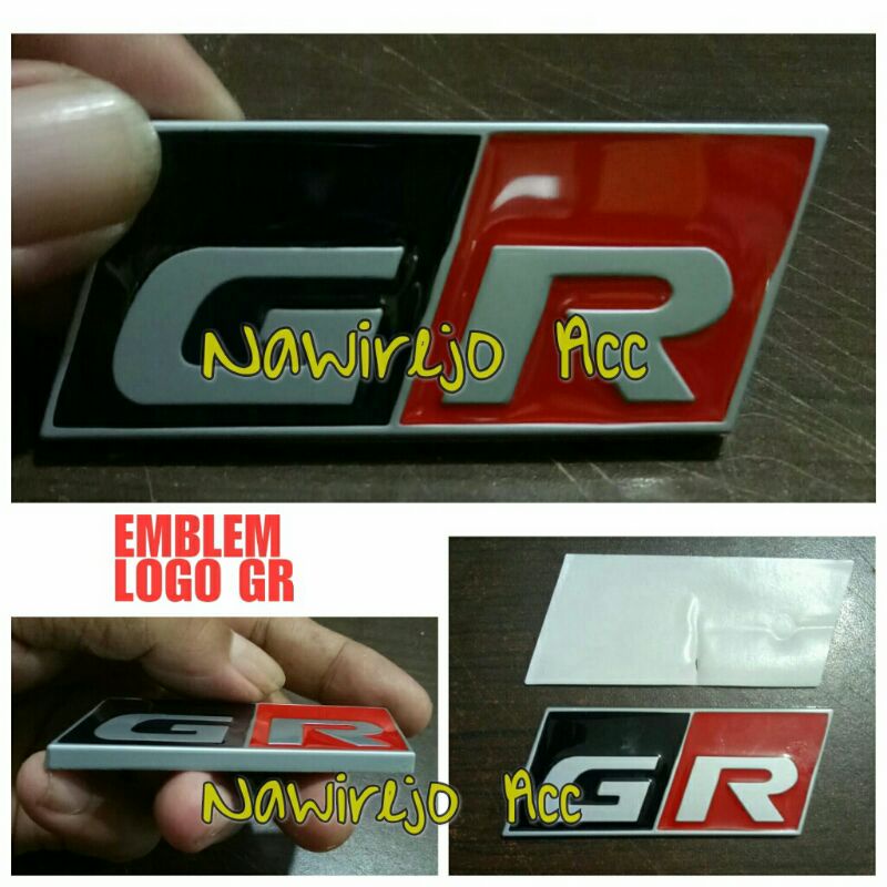 Jual Emblem Logo GR Gazzo Racing Toyota Model Original | Shopee Indonesia