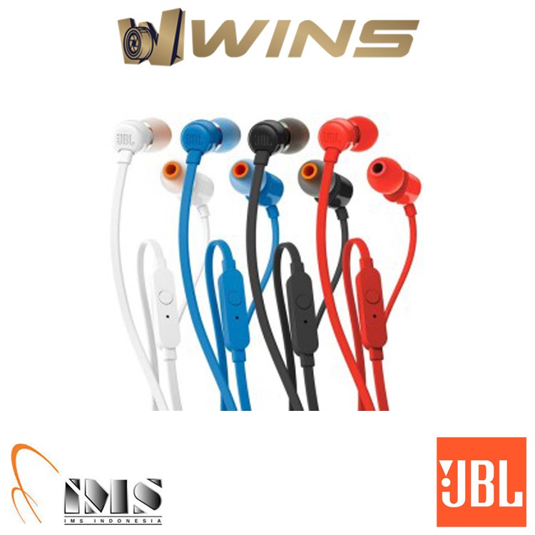 Jual JBL T110 In Ear Headphones Garansi Resmi IMS 1 Tahun Shopee