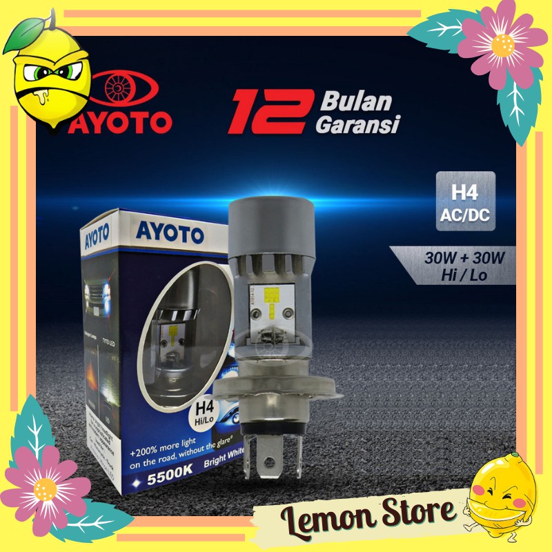 Jual Lampu Depan Ayoto Motor Vixion H Led Ac Dc M A Bulan Garansi