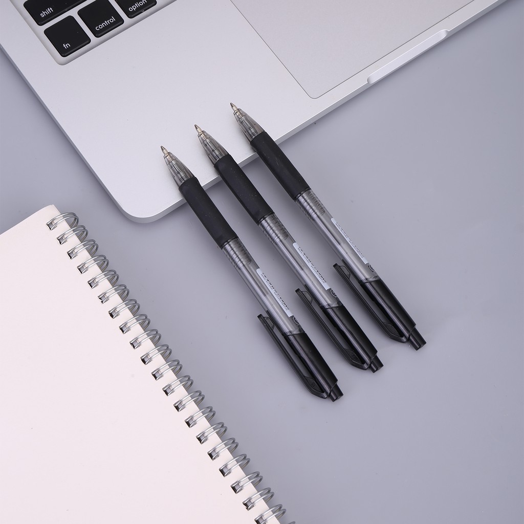 Deli Pulpen Ball pen Cetek halus - Warna Hitam 0.7mm EQ02320 (7)