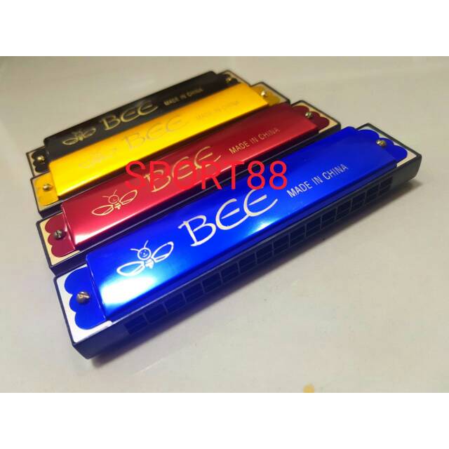 Jual Bee Harmonica 16 Holes Key Of C Bee Harmonica / Harmonika Bee 16