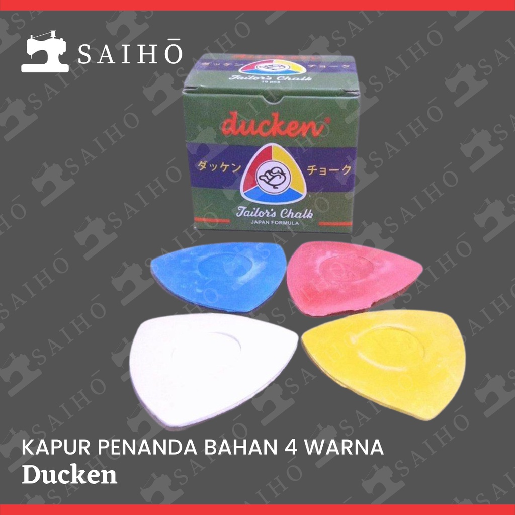 Jual Kapur Penanda Bahan Kapur Pola Jahit Tailor Chalk Merek Ducken Biru 1 Kotak Shopee 