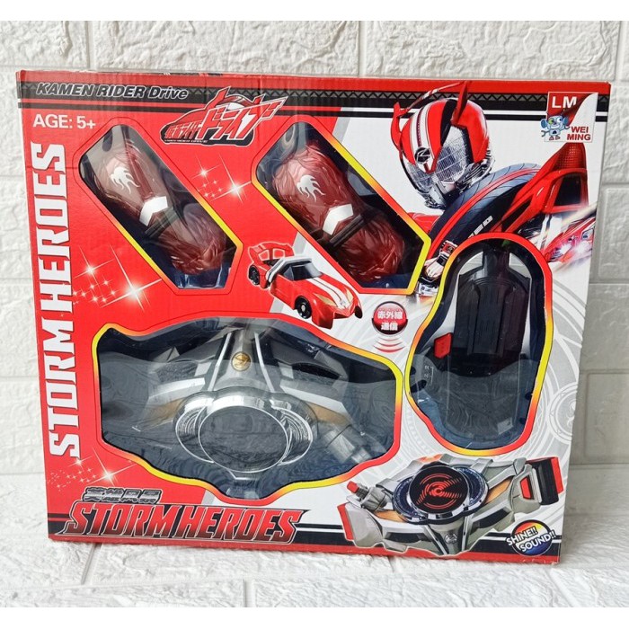 Jual Mainan Anak Kamen Rider Build Drive Driver Belt Sabuk Rider Strom ...