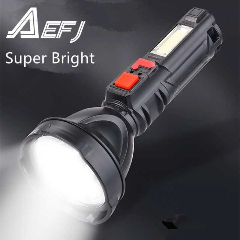 Jual Senter LED USB Isi Ulang daya otomatis cahaya putih terang ...