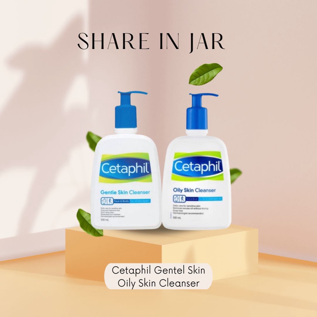 Jual Share In Jar Cetaphli GENTLE OILY SKIN CLEANSER (kemasan Baru ...