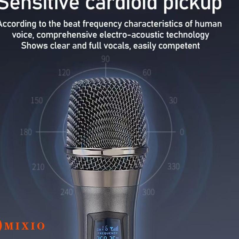 Jual Baru MIXIO K2 Wireless Microphone Dual Karaoke Mic with Receiver