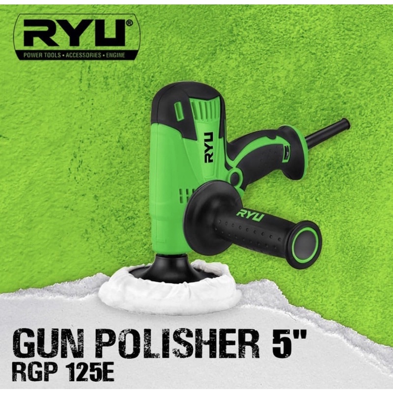 Jual mesin poles ryu / mesin poles mobil / polisher rgp 125e ryu / ryu ...
