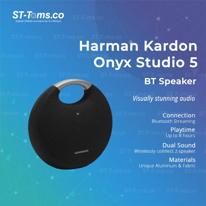 Jual HARMAN KARDON ONYX STUDIO 5 / ONYX 5 BLUETOOTH PORTABLE SPEAKER ...