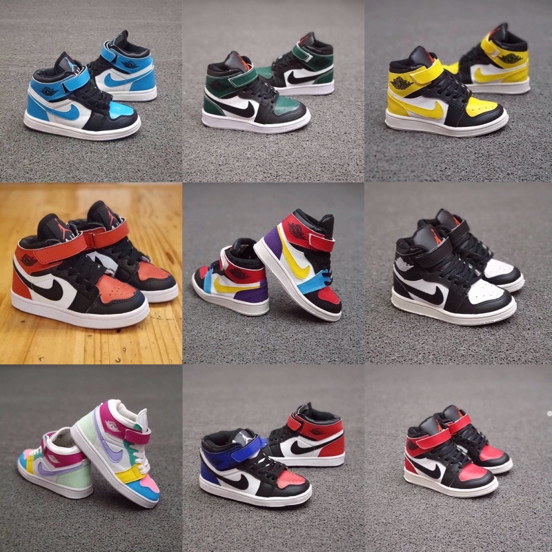 Jual AURORA SHOES SEPATU SNEAKERS ANAK NIKE AIR JORDAN 1 UNISEX SIZE 26 ...