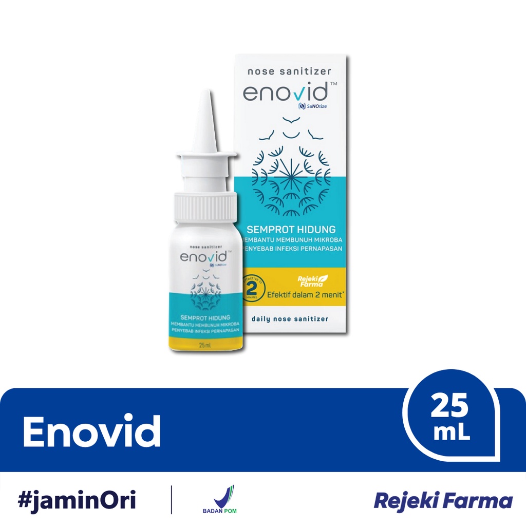 Jual ENOVID SANOTIZE NASAL SPRAY 25 ml Daily Nose Sanitizer Semprot
