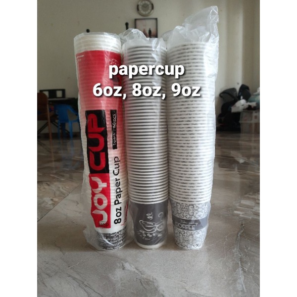 Jual Paper Cup 8 Oz Pack 50pcs Gelas Kertas Kopi 8oz Tahan Panas 240ml ...