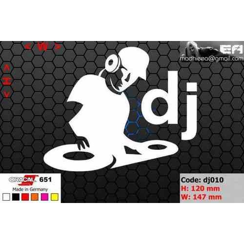 Jual ea cutting sticker / decal Code: dj010 ( jd / deejay ) | Shopee ...