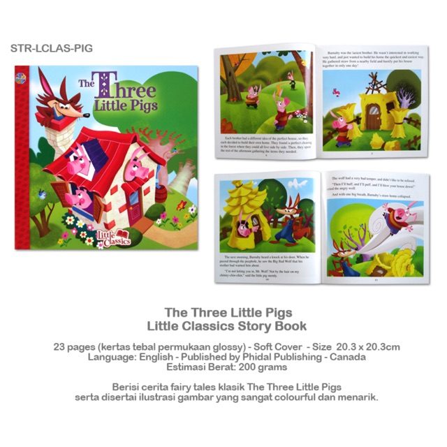Jual The Three Little Pigs | Shopee Indonesia