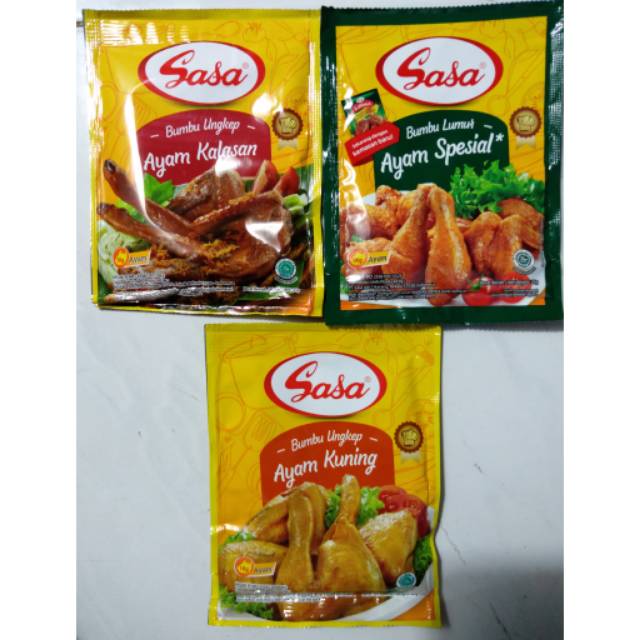 Jual Sasa Bumbu Instan Spesial Bumbu Lumur Ayam Bumbu Ungkep Ayam Kalasan Bumbu Ungkep 