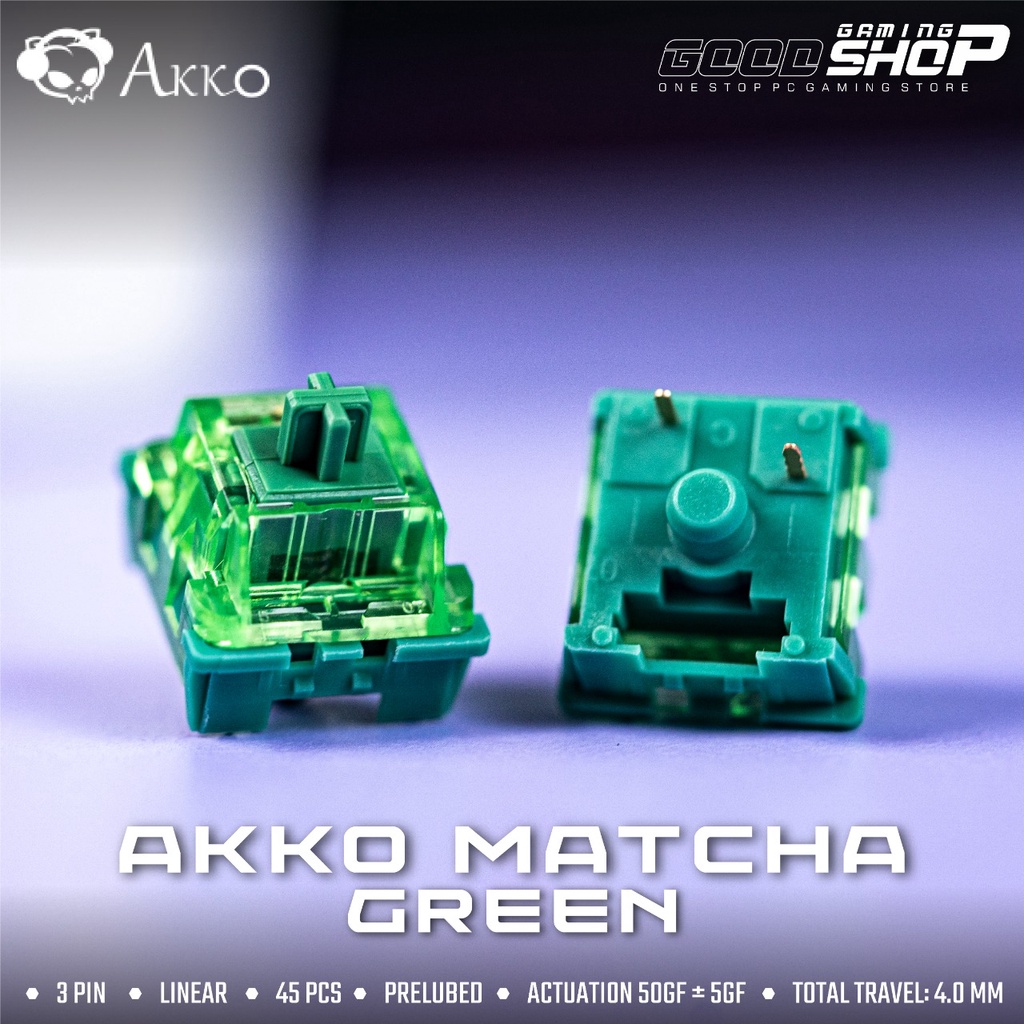 Jual Akko CS Matcha Green Switch (Lubed 45 Switches) Switch Shopee