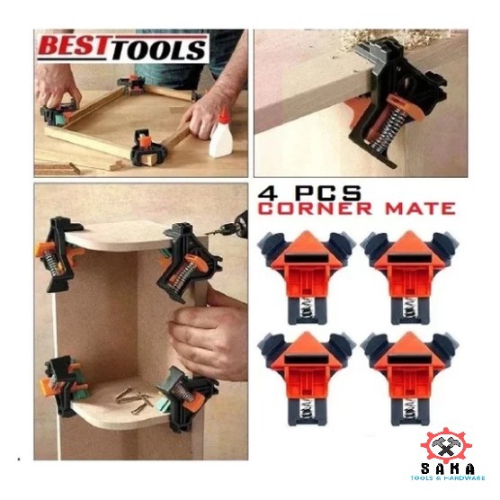 Jual Corner Mate Spring Clamp Set 4 pcs Klem Sudut Siku Catok Quick ...