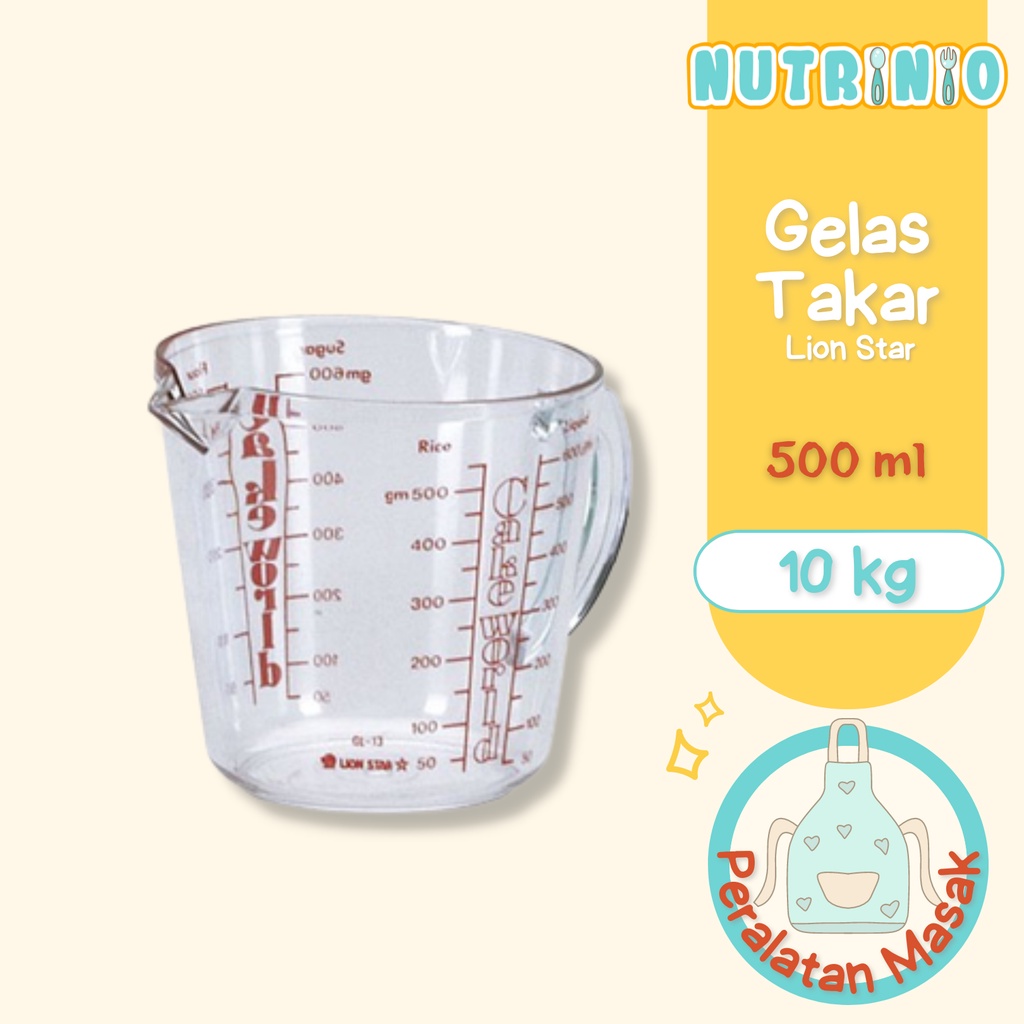 Jual Lion Star Gelas Takar 500 Ml Gelas Takar Mpasi Measuring Cup Shopee Indonesia 0343