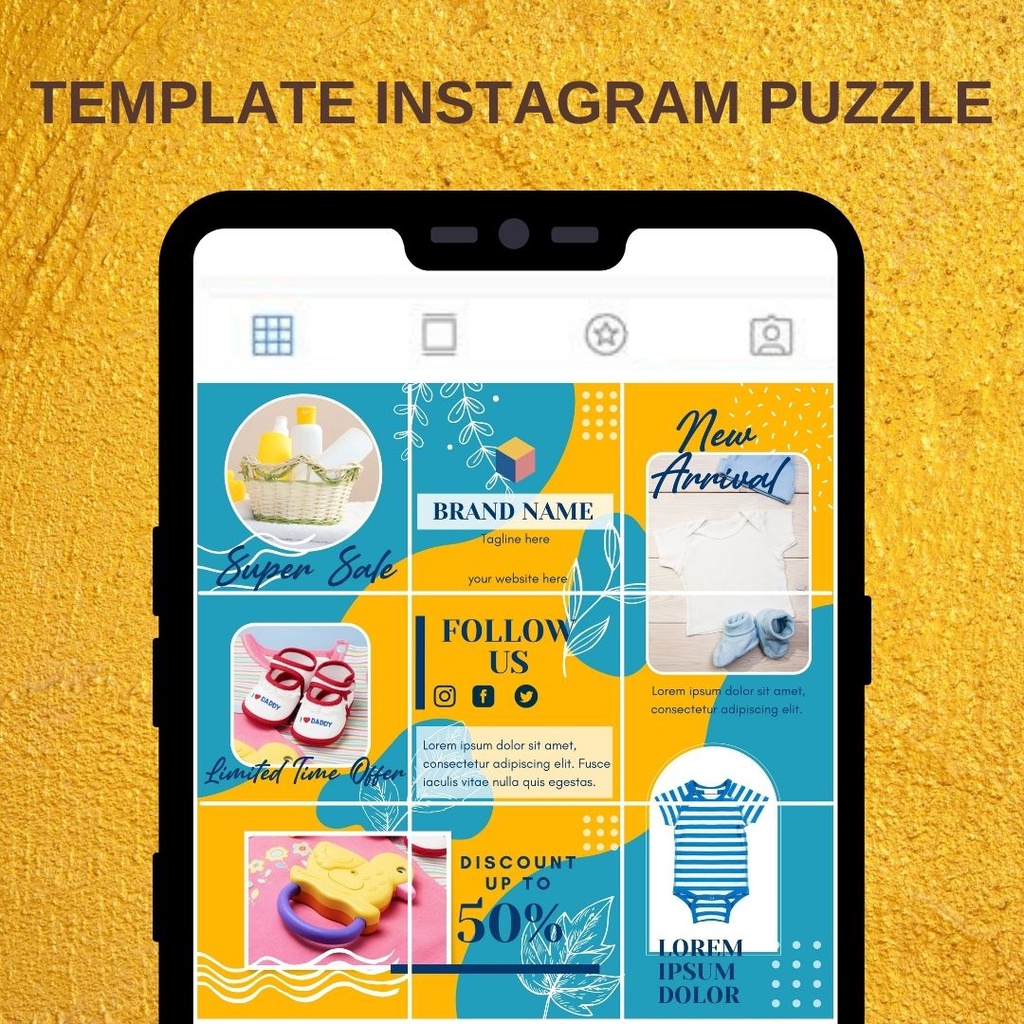 Jual Template Canva & Jasa Edit Desain Design Feed Posting Puzzle ...