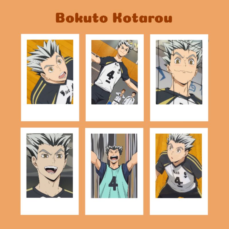 Jual Polaroid Anime Haikyuu Photo haikyuu Shoyo kageyama kenma ...