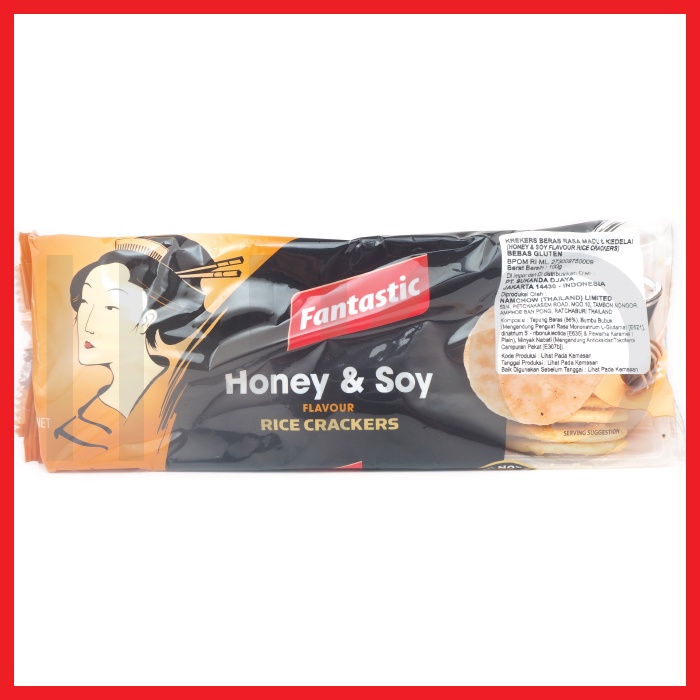Jual FANTASTIC RICE CRACKER HONEY SOY 100GR Shopee Indonesia
