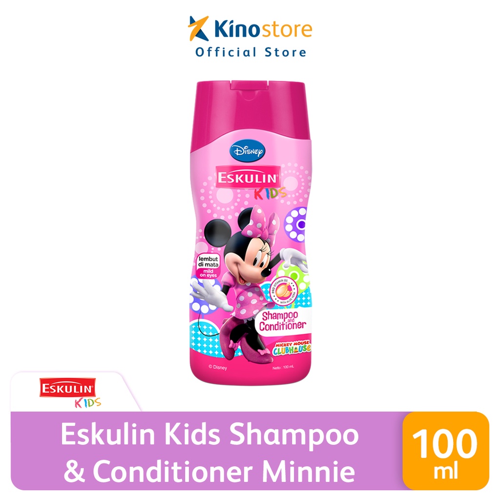 Jual Eskulin Kids Shampoo & Conditioner Minnie Botol 100 Ml | Shopee ...