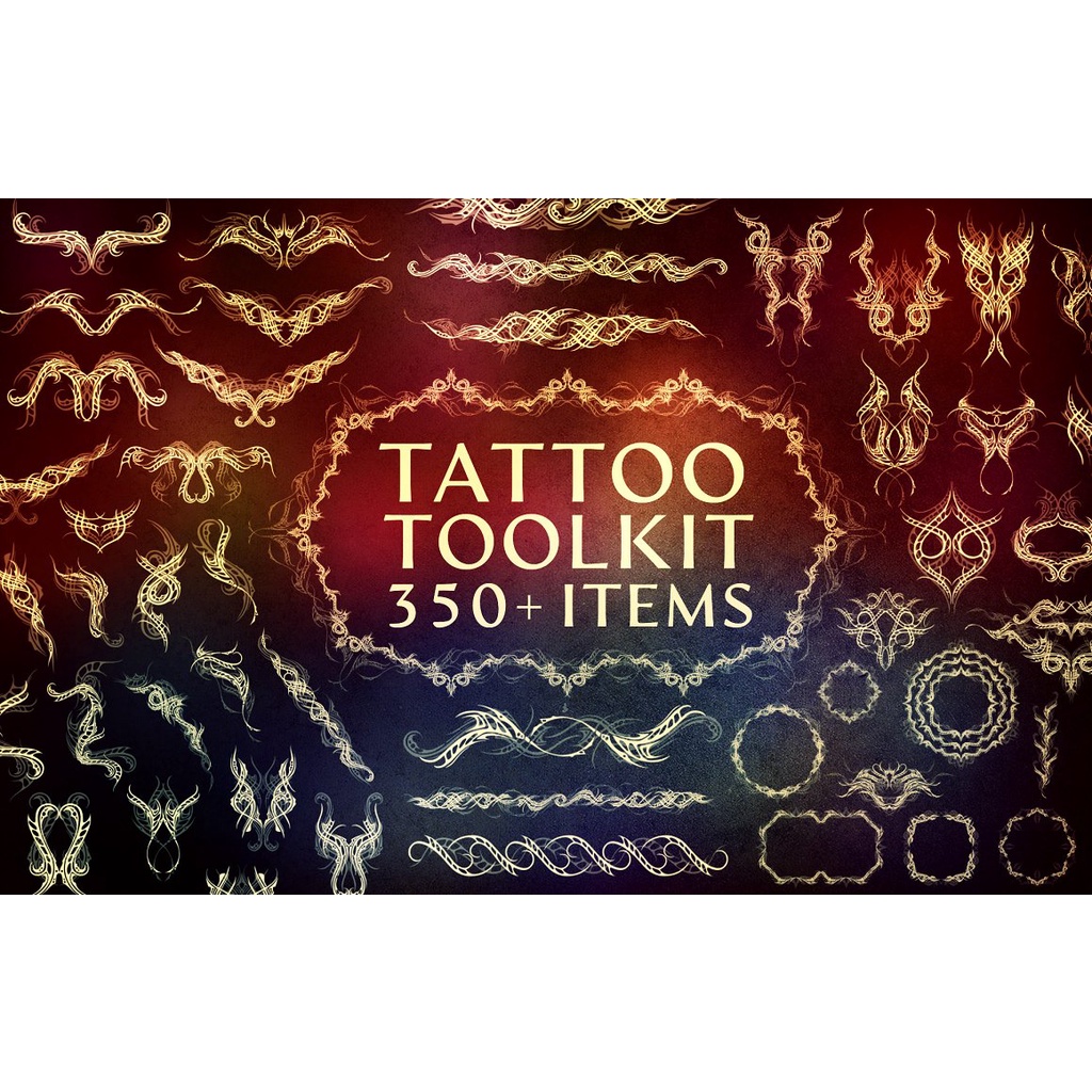 Jual Procreate Brush - 350 Tattoo Toolkit Elements | Shopee Indonesia