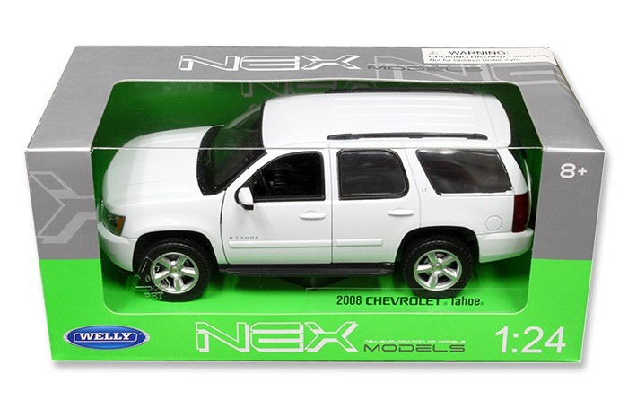 Jual Welly Nex Chevrolet Tahoe 2008 Putih Skala 1:24 | Shopee