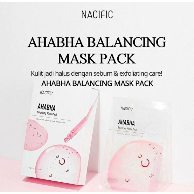 Jual NACIFIC AHA BHA MASK PACK | Shopee Indonesia