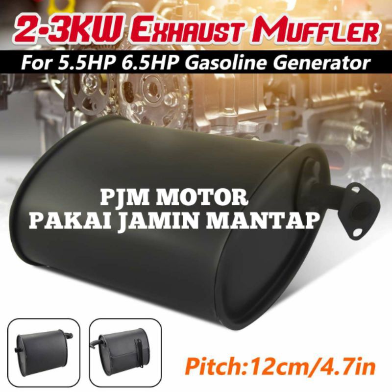 Jual MUFFLER SILENCER KNALPOT MESIN GENSET GENERATOR GX160 GX200 3KW ...