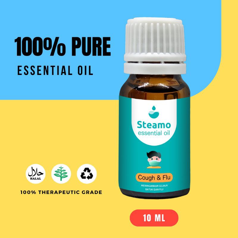 Jual STEAMO Cough & Flu Essential Oil Untuk Meringankan Gejala Batuk