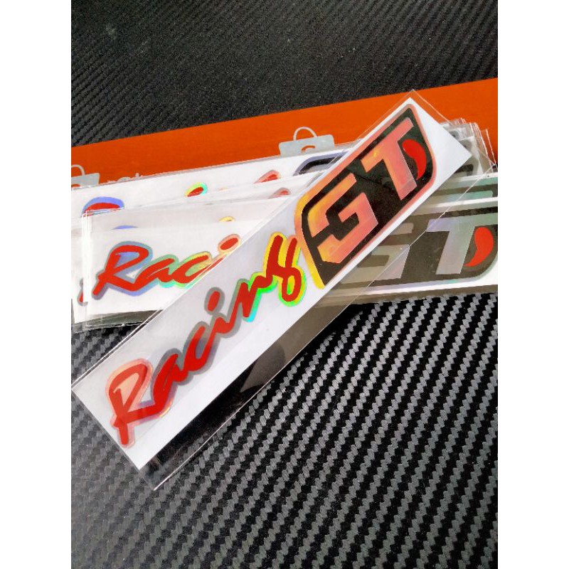 Jual sticker cutting BODY EXPRESSION RACING GT RACING team BRT LIMITED ...