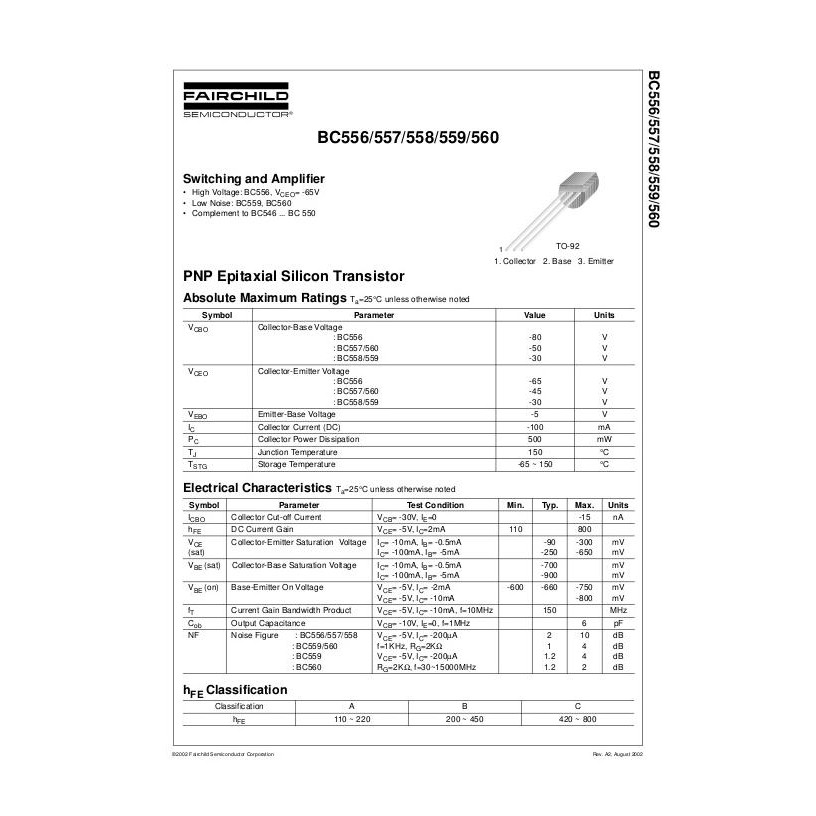 Jual Transistor Bc557 Pnp General Purpose Transistors Audiopa83 Dijamin ...