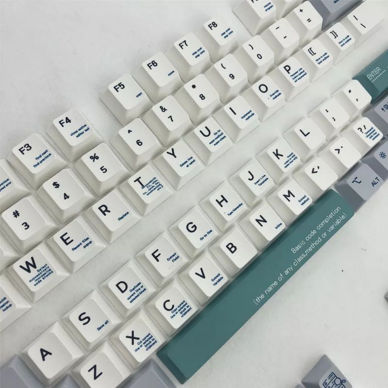 Jual Keycaps Programmer Theme PBT Cherry Profile keycap set | Shopee ...