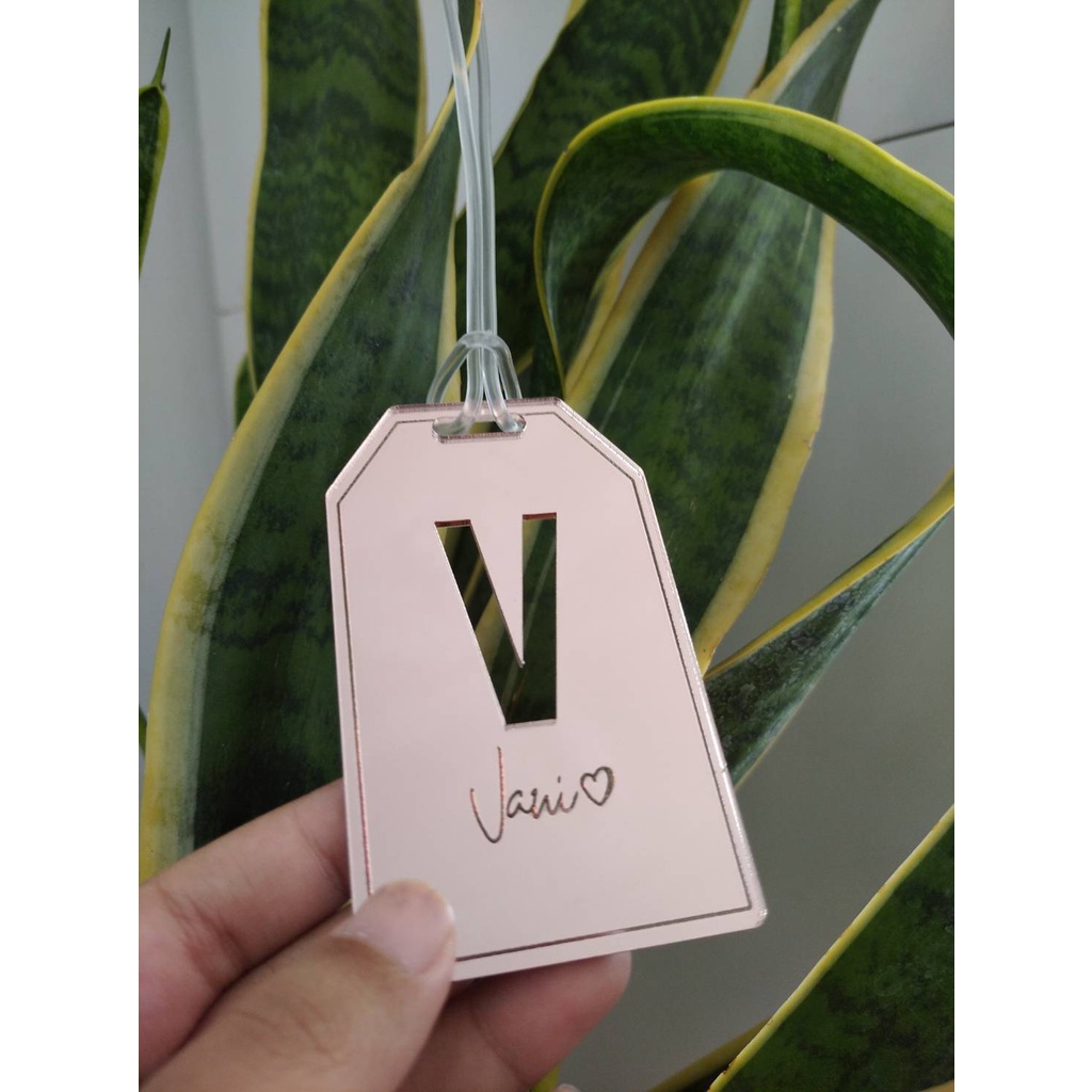 Jual GANTUNGAN KOPER / LUGGAGE TAG NAMA / GANTUNGAN KOPER INPUT NAMA ...