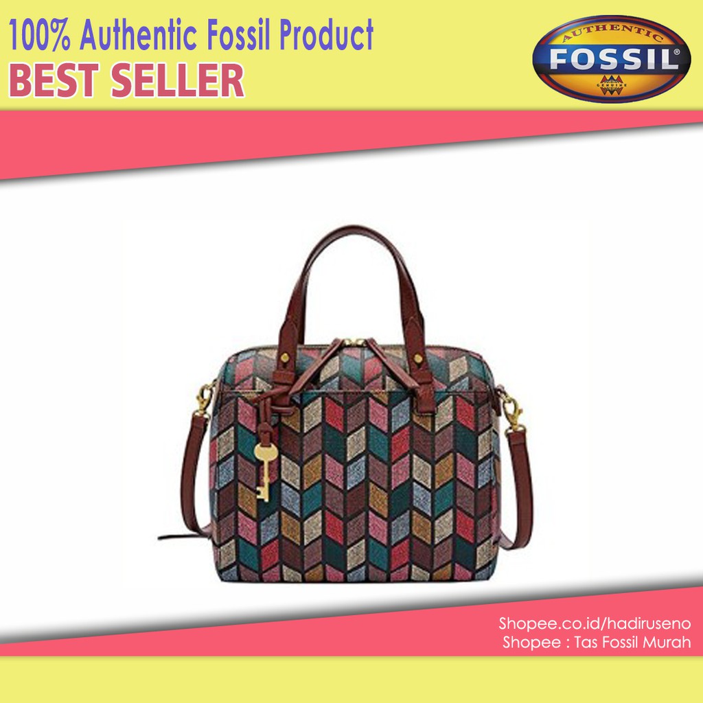 Jual Tas Fossil Rachel Satchel Fall Multi Shopee Indonesia
