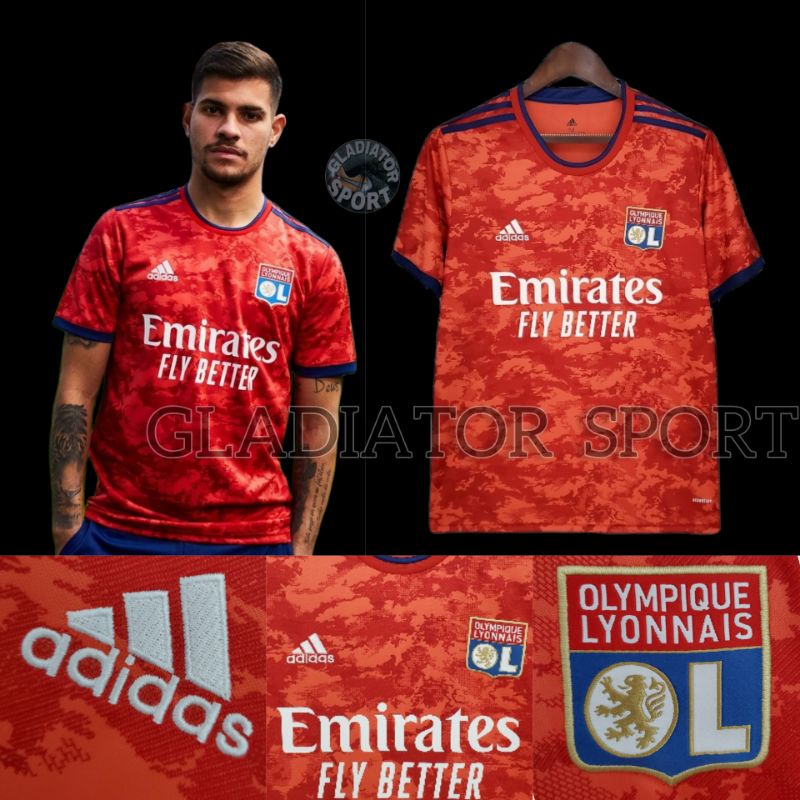 Olympique Lyonnais Lyon FC Away Jersey 2021/22, BNWT, 100% Original