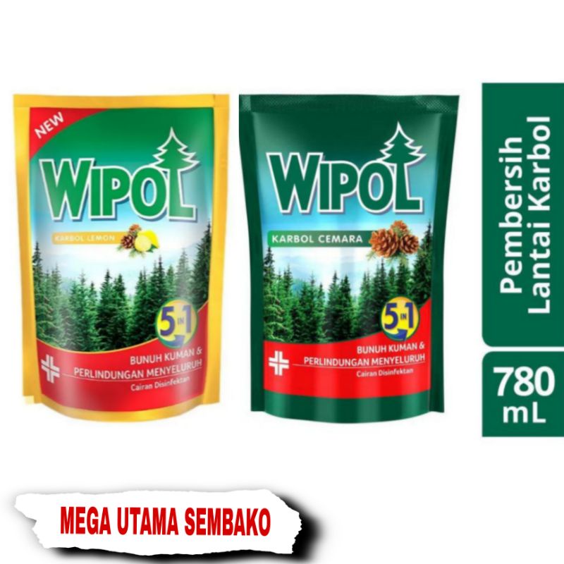 Jual Wipol Pembersih Lantai Karbol Refill Karbol Cemara Karbol Lemon