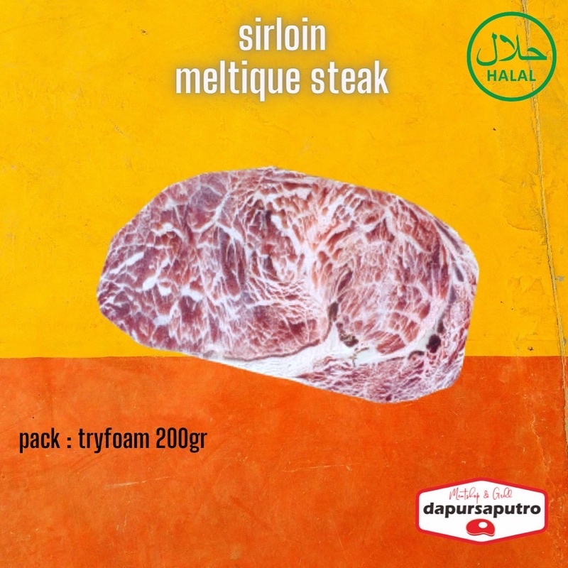 Jual SIRLOIN MELTIQUE STEAK 200gr Shopee Indonesia