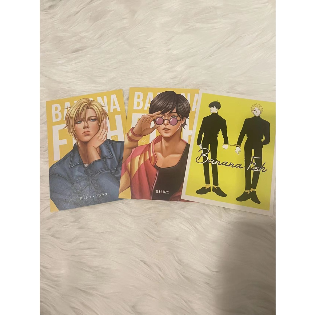 Jual BANANA FISH POSTCARD POSTER FANART | banana fish| banana fish ...