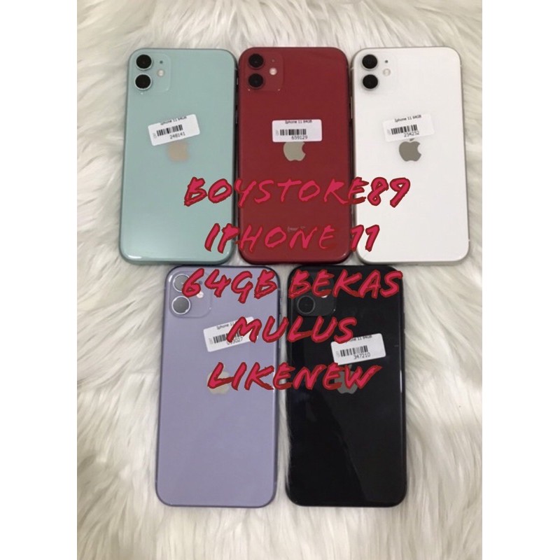 Jual IPHONE 11 64GB/128GB/256GB Bekas Fullset | Shopee Indonesia