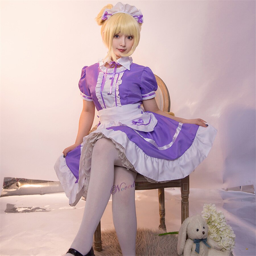 Jual PreOrder Sexy French Maid Costume Sweet Gothic Lolita Dress Anime ...
