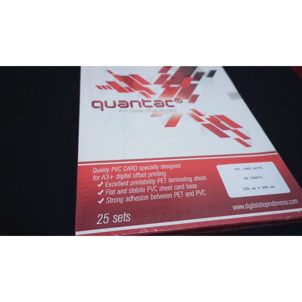Jual QUANTAC PVC Laser A3+ (Bahan ID Card) | Shopee Indonesia