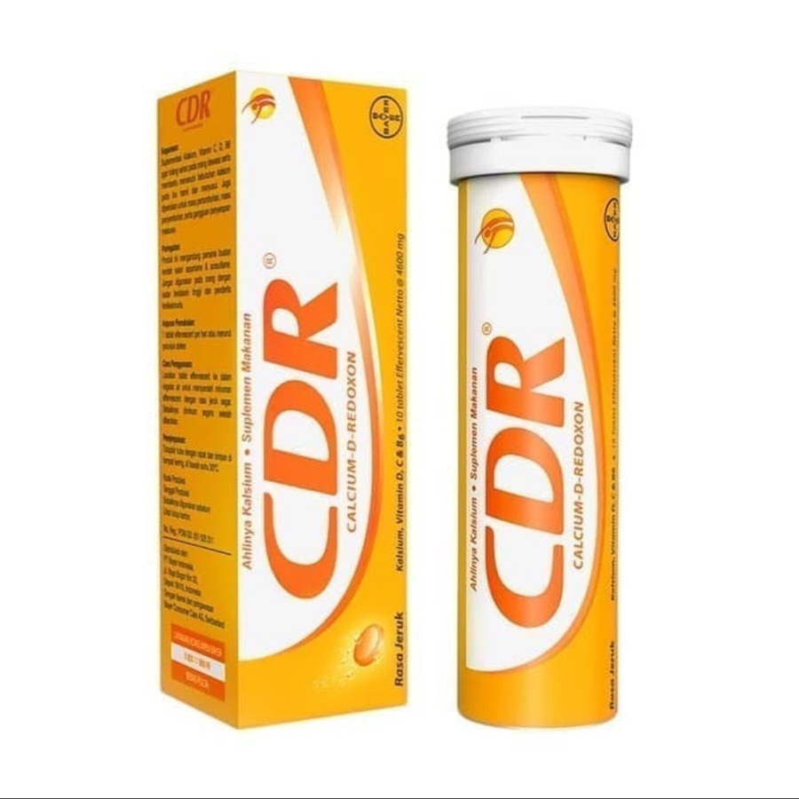 Jual CDR effervescent 10 tablet vitamin | Shopee Indonesia