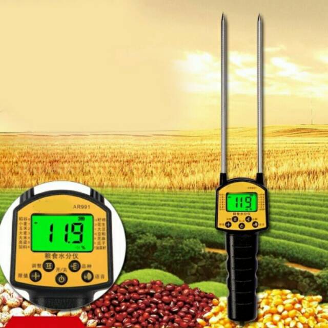 Jual Grain Moisture Meter AR991 Tester Kadar Air Pada Padi, Jagung, Gabah Dan Biji Bijian